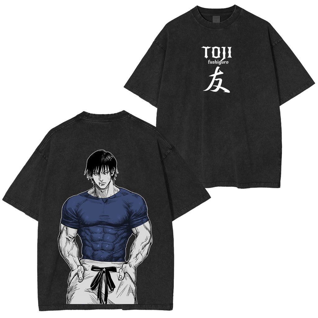 T-shirt/Sweat-shirt/Hoodie Toji Fushiguro délavé