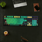 Clavier mécanique RVB remplaçable à chaud multi-modes Demon Slayer Tanjirou 5108B Plus (Akko V3 Cream Yellow Pro)