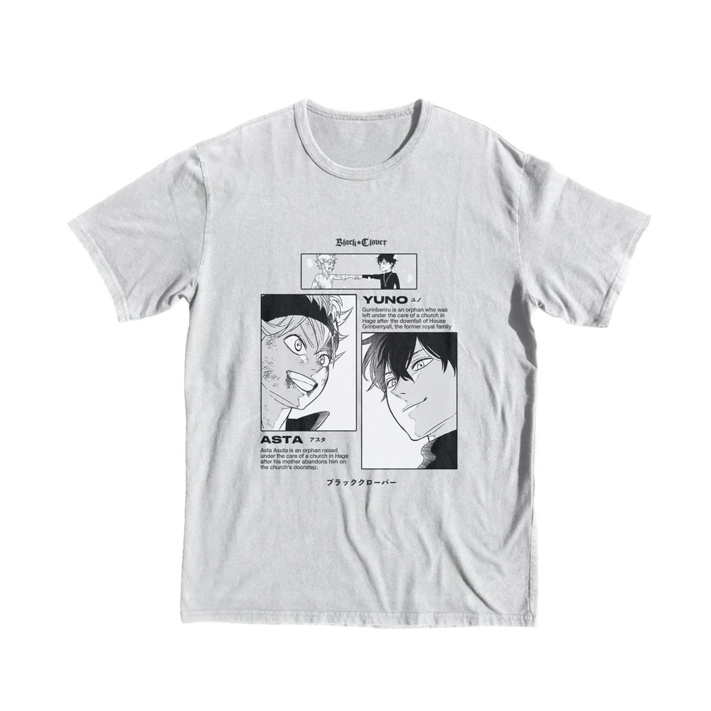 T-shirt Black Clover Asta et Yuno