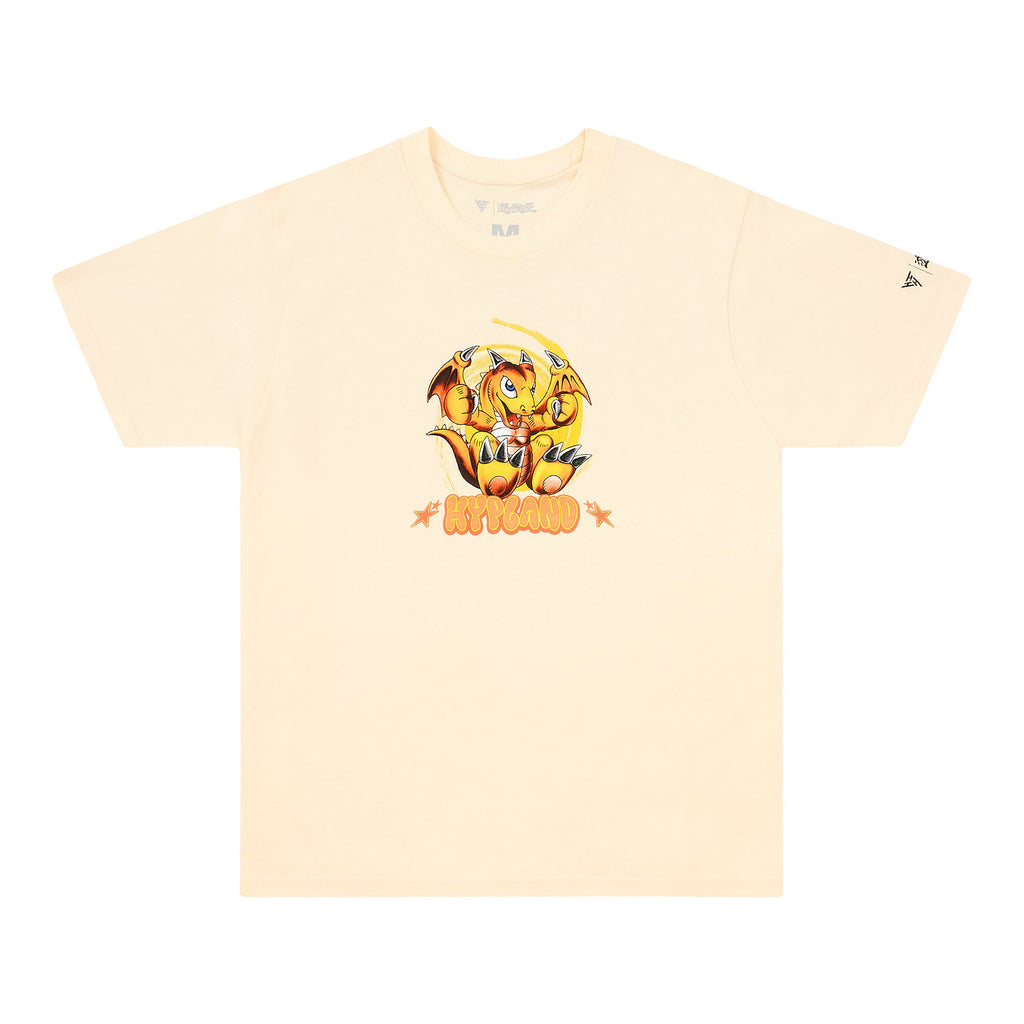 CAMISETA DINO YUGIOH (CREMA)