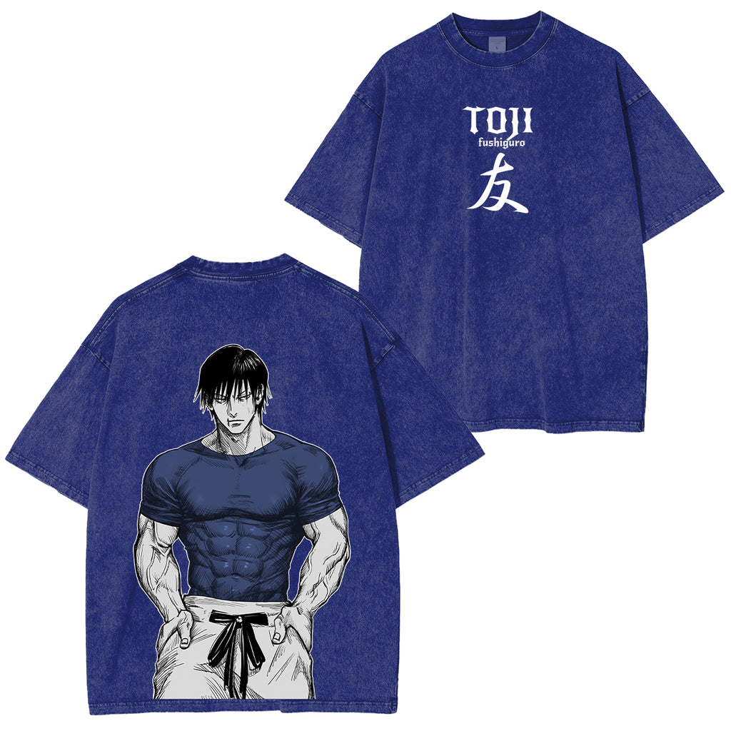 T-shirt/Sweat-shirt/Hoodie Toji Fushiguro délavé