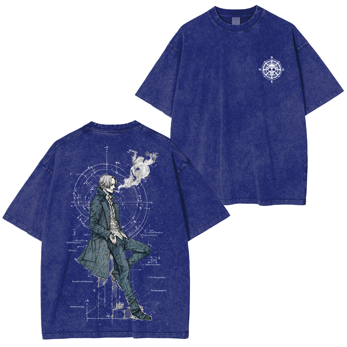 Sanji One Piece Unisex Washed T-Shirt