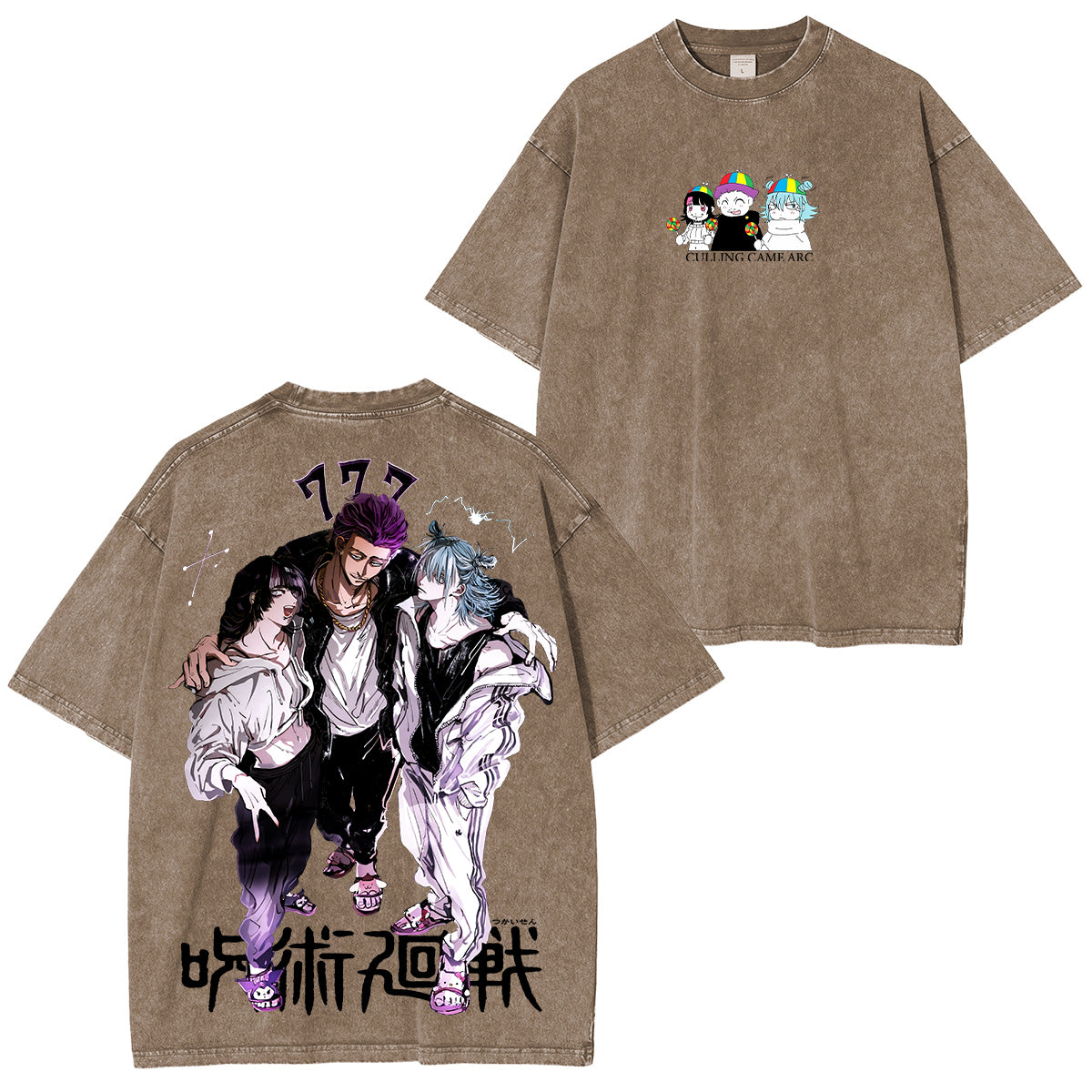 Jujutsu Kaisen Anime Unisex Washed T-Shirt/HOODIE