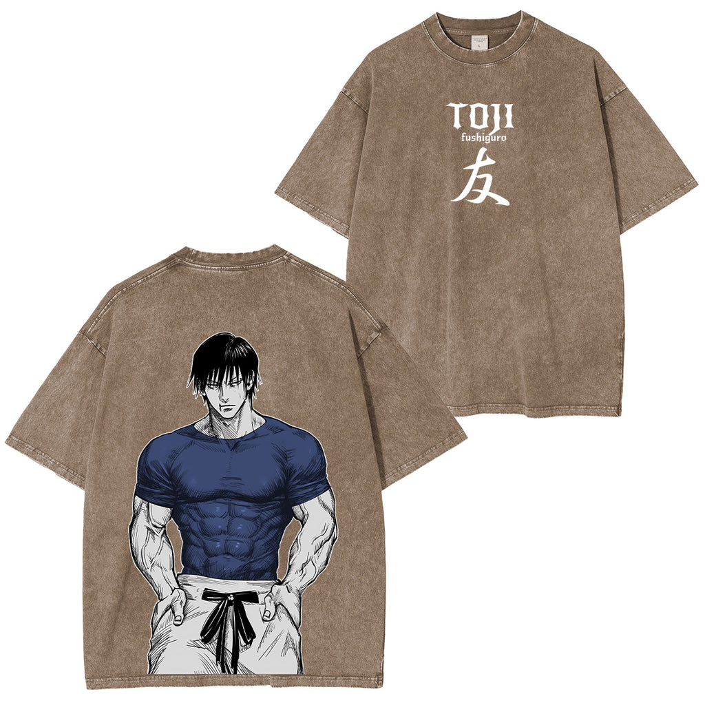 T-shirt/Sweat-shirt/Hoodie Toji Fushiguro délavé
