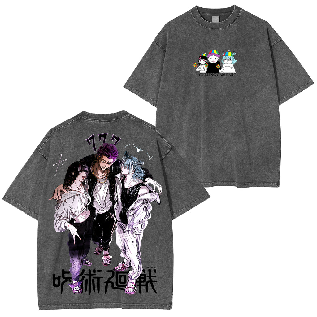 Jujutsu Kaisen Anime Unisex Washed T-Shirt/HOODIE
