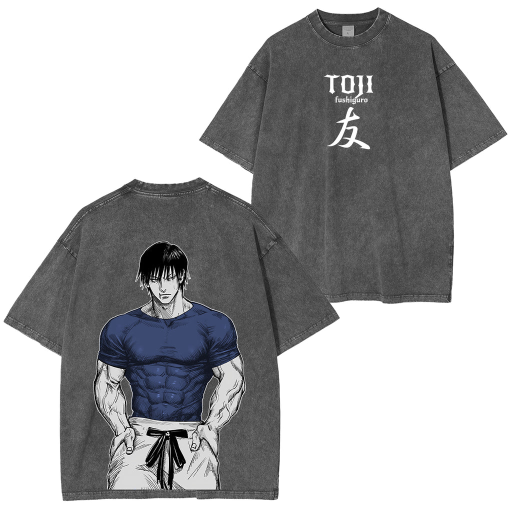 T-shirt/Sweat-shirt/Hoodie Toji Fushiguro délavé