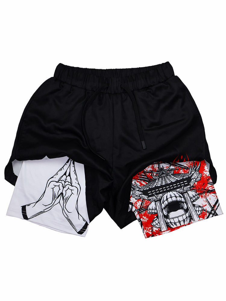 Pantalones cortos de rendimiento Malevolent Shrine
