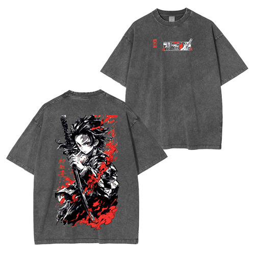 Demon Slayer Tanjiro Vintage T-shirt/Crewneck/Hoodie