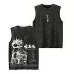 Attack on Titan Eren Yeager Vintage Washed Oversize T-Shirt