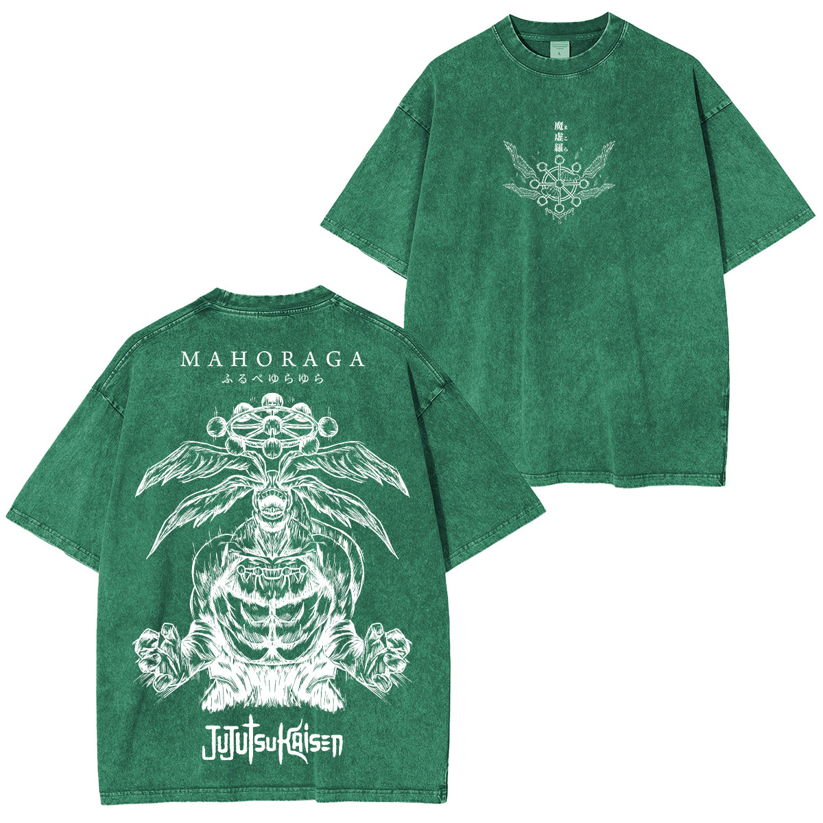 Mahoraga Jujutsu Kaisen Anime Unisex Washed T-Shirt/HOODIE