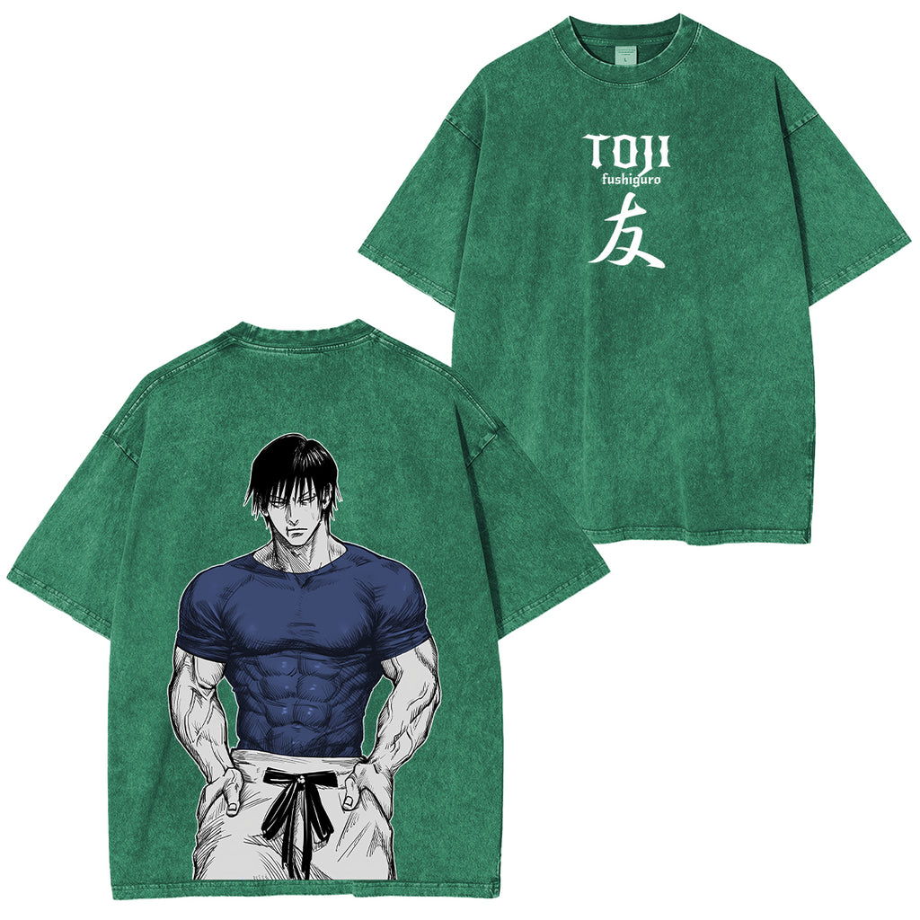 T-shirt/Sweat-shirt/Hoodie Toji Fushiguro délavé