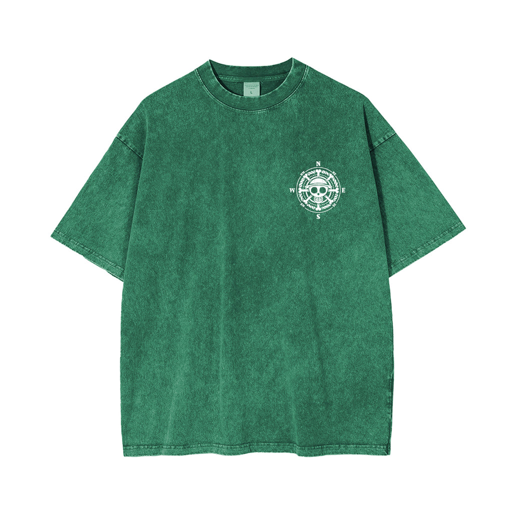 Zoro One Piece Unisex Washed T-Shirt