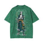 Zoro One Piece Unisex Washed T-Shirt