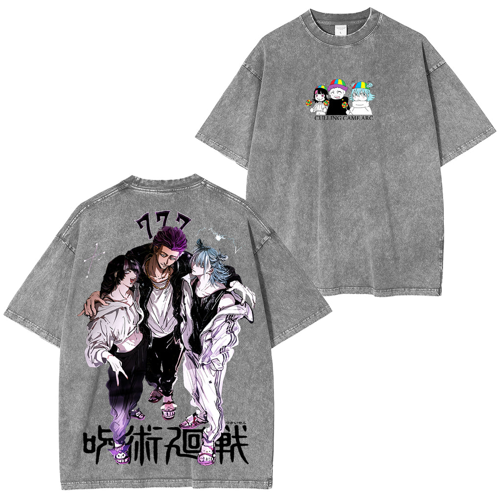 Jujutsu Kaisen Anime Unisex Washed T-Shirt/HOODIE