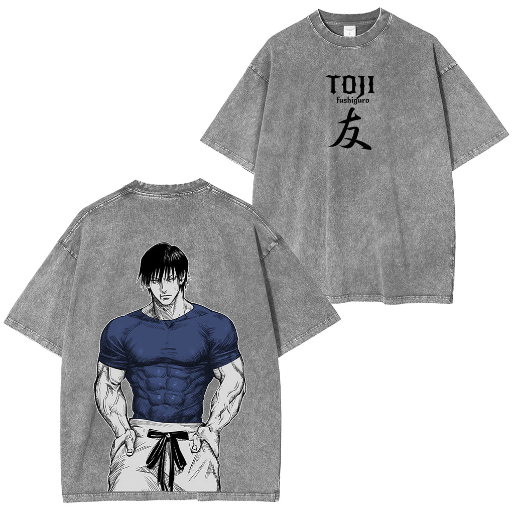 T-shirt/Sweat-shirt/Hoodie Toji Fushiguro délavé