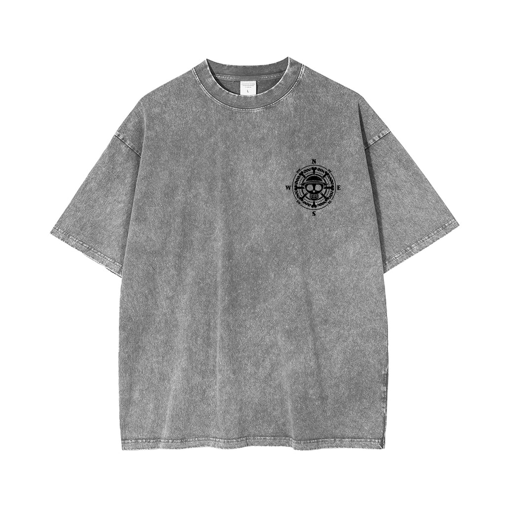 Zoro One Piece Unisex Washed T-Shirt
