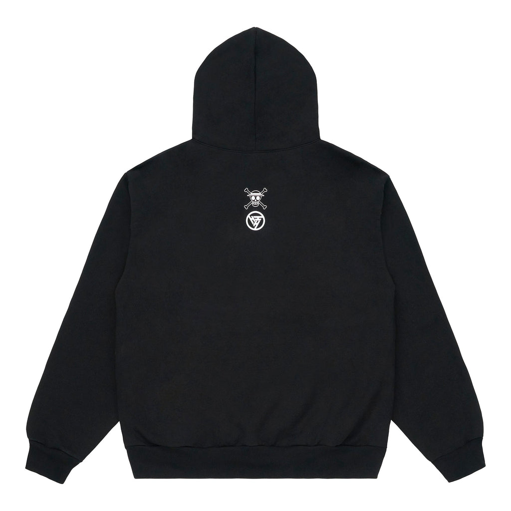 ONE PIECE LUFFY EYES HOODIE (BLACK)