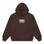 ONE PIECE LUFFY EYES HOODIE (CHOCOLATE)