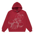 SWEAT À CAPUCHE ONE PIECE FRANKY (BORDEAUX) *PRÉCOMMANDE*