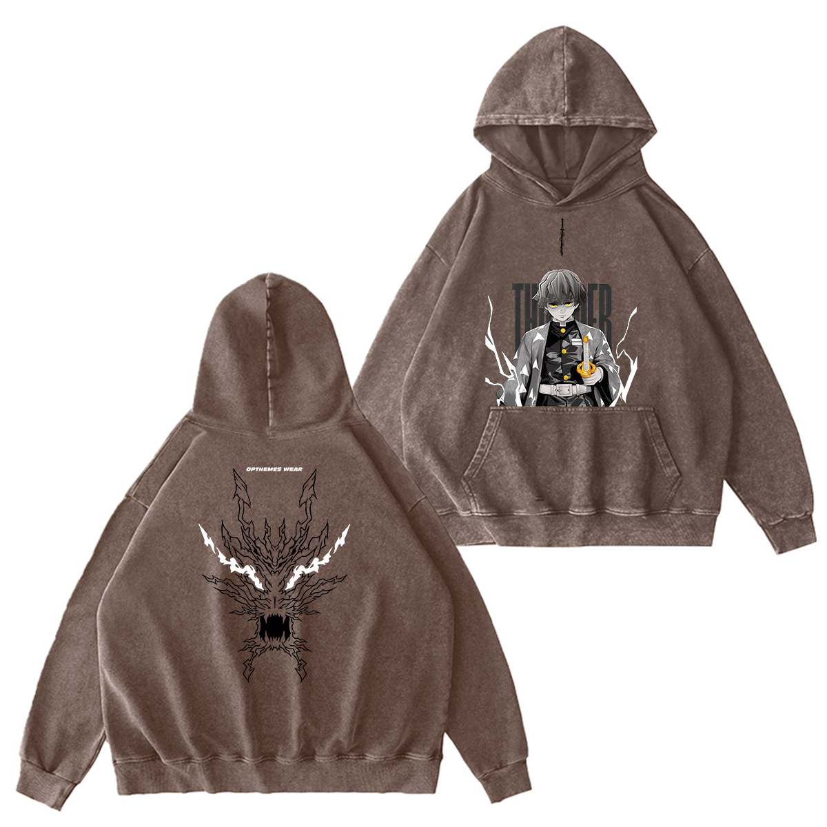 Zenitsu Demon Slayer Unisex Hooded Sweatshirt