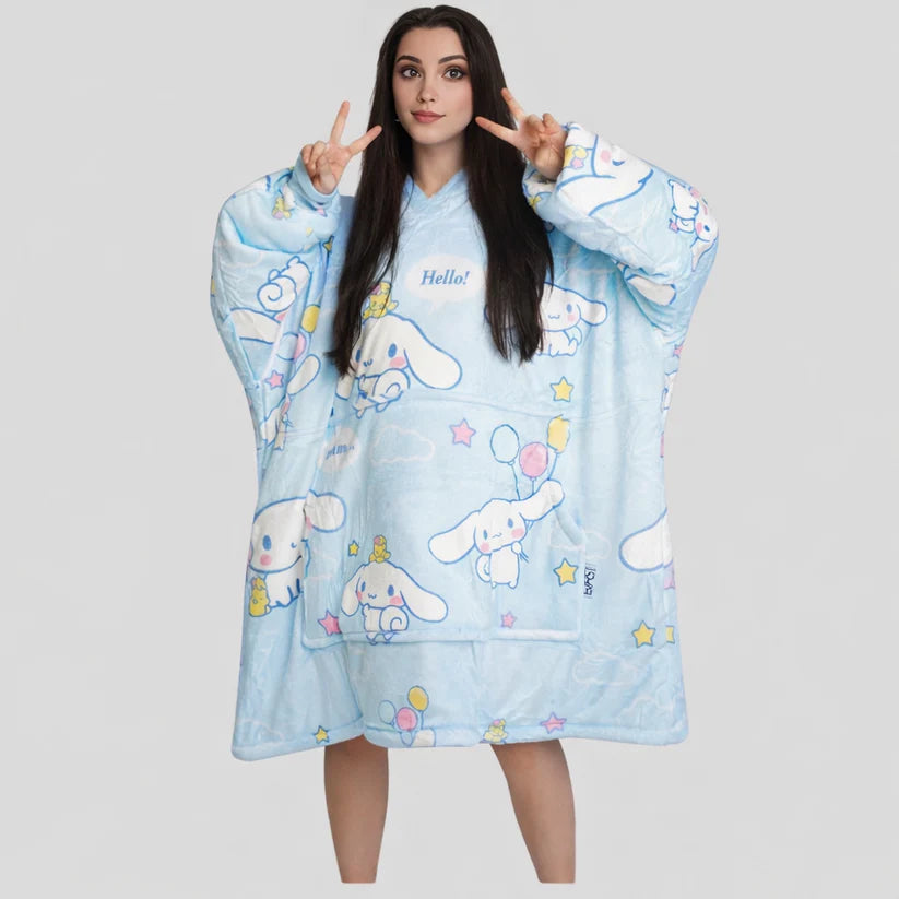 Sudadera manta extragrande de anime y dibujos animados