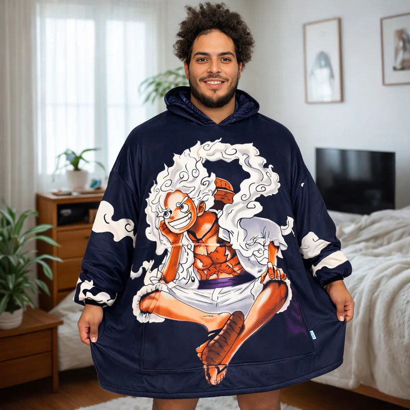 Sudadera manta extragrande de anime y dibujos animados