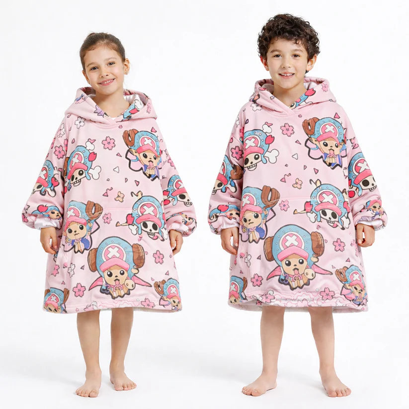 Sudadera manta extragrande de anime y dibujos animados