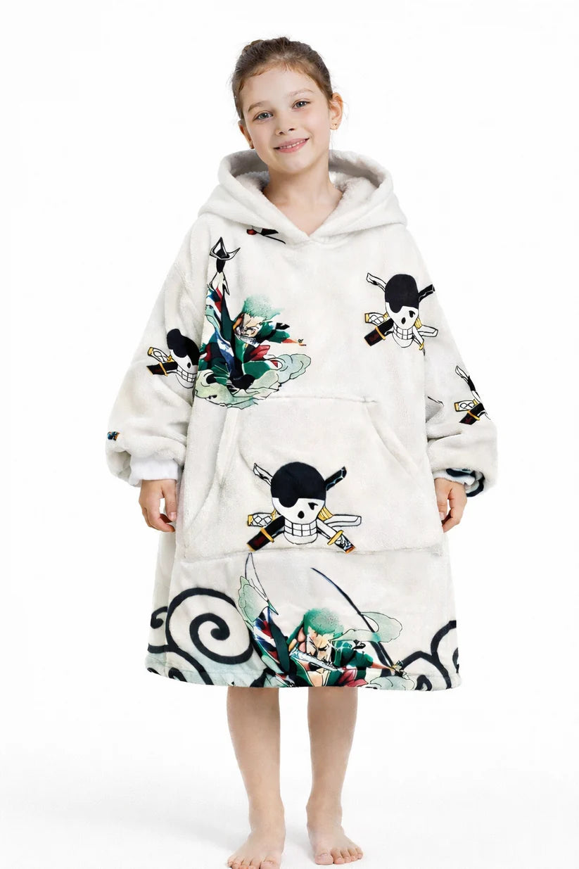 Sudadera manta extragrande de anime y dibujos animados