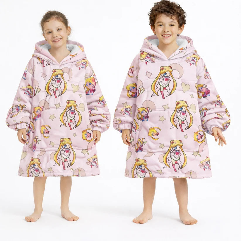 Sudadera manta extragrande de anime y dibujos animados