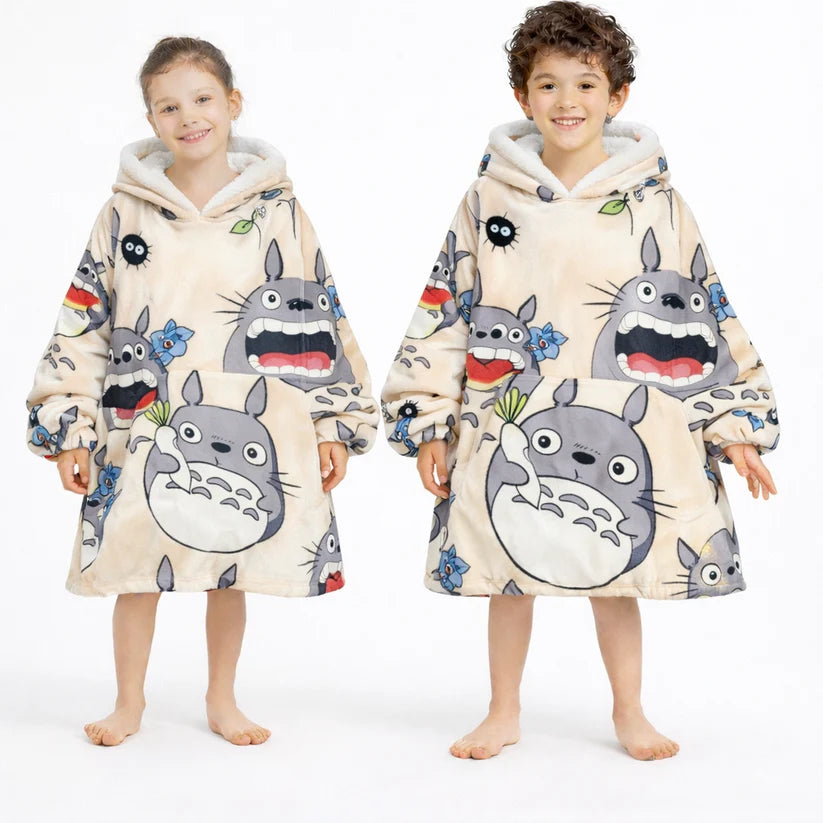Sudadera manta extragrande de anime y dibujos animados