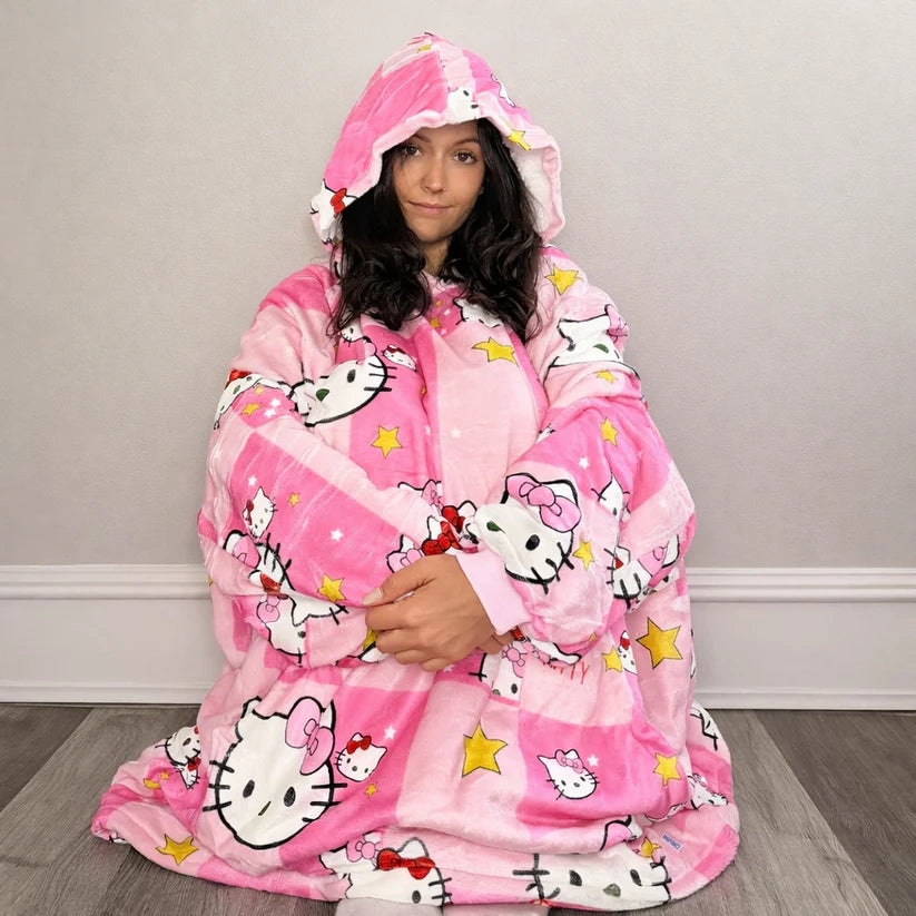 Sudadera manta extragrande de anime y dibujos animados