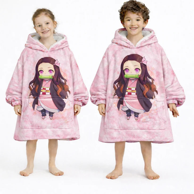 Sudadera manta extragrande de anime y dibujos animados