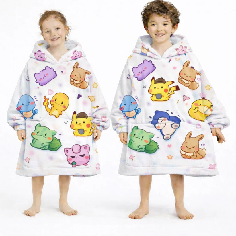 Sudadera manta extragrande de anime y dibujos animados