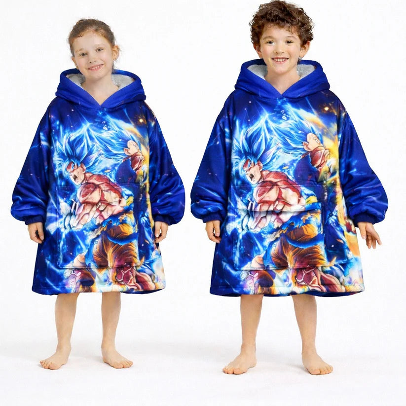 Sudadera manta extragrande de anime y dibujos animados