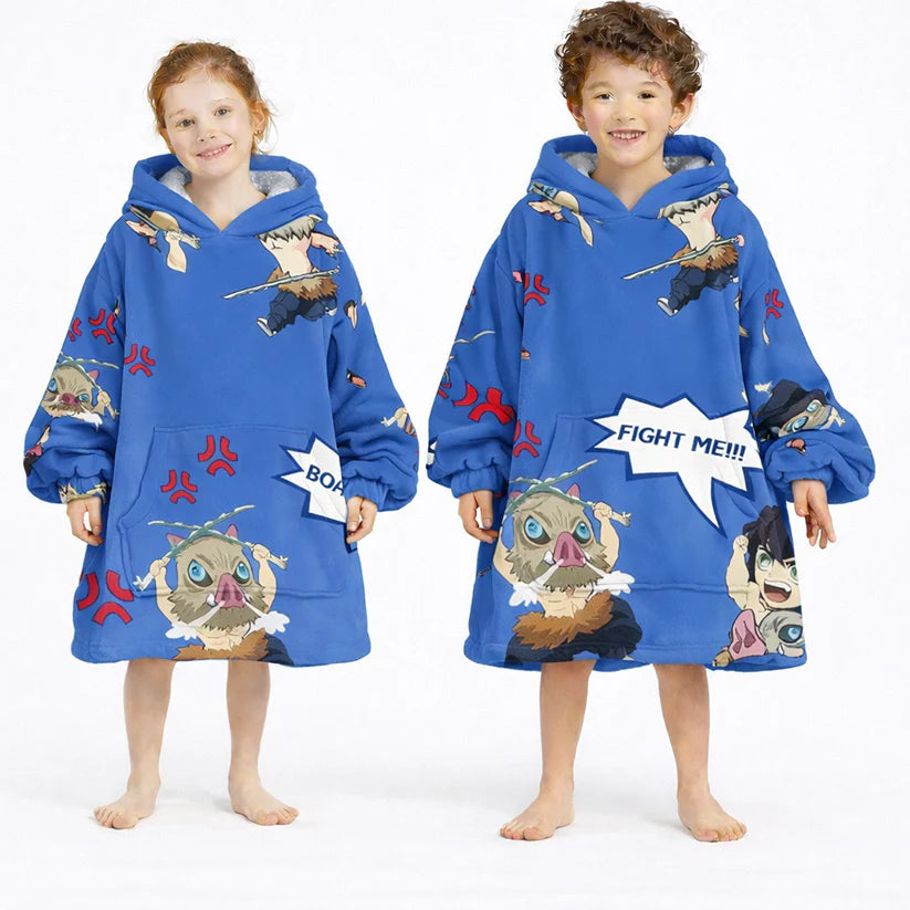 Sudadera manta extragrande de anime y dibujos animados