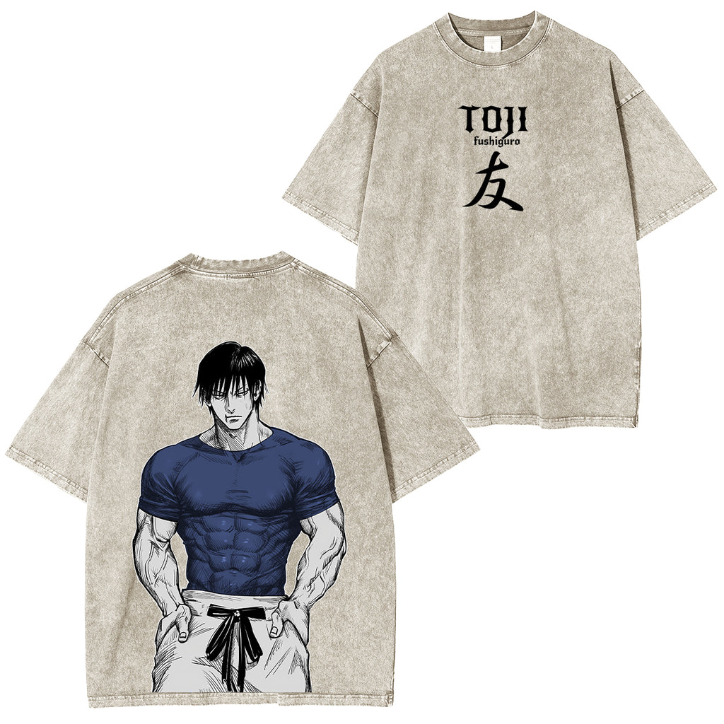 T-shirt/Sweat-shirt/Hoodie Toji Fushiguro délavé