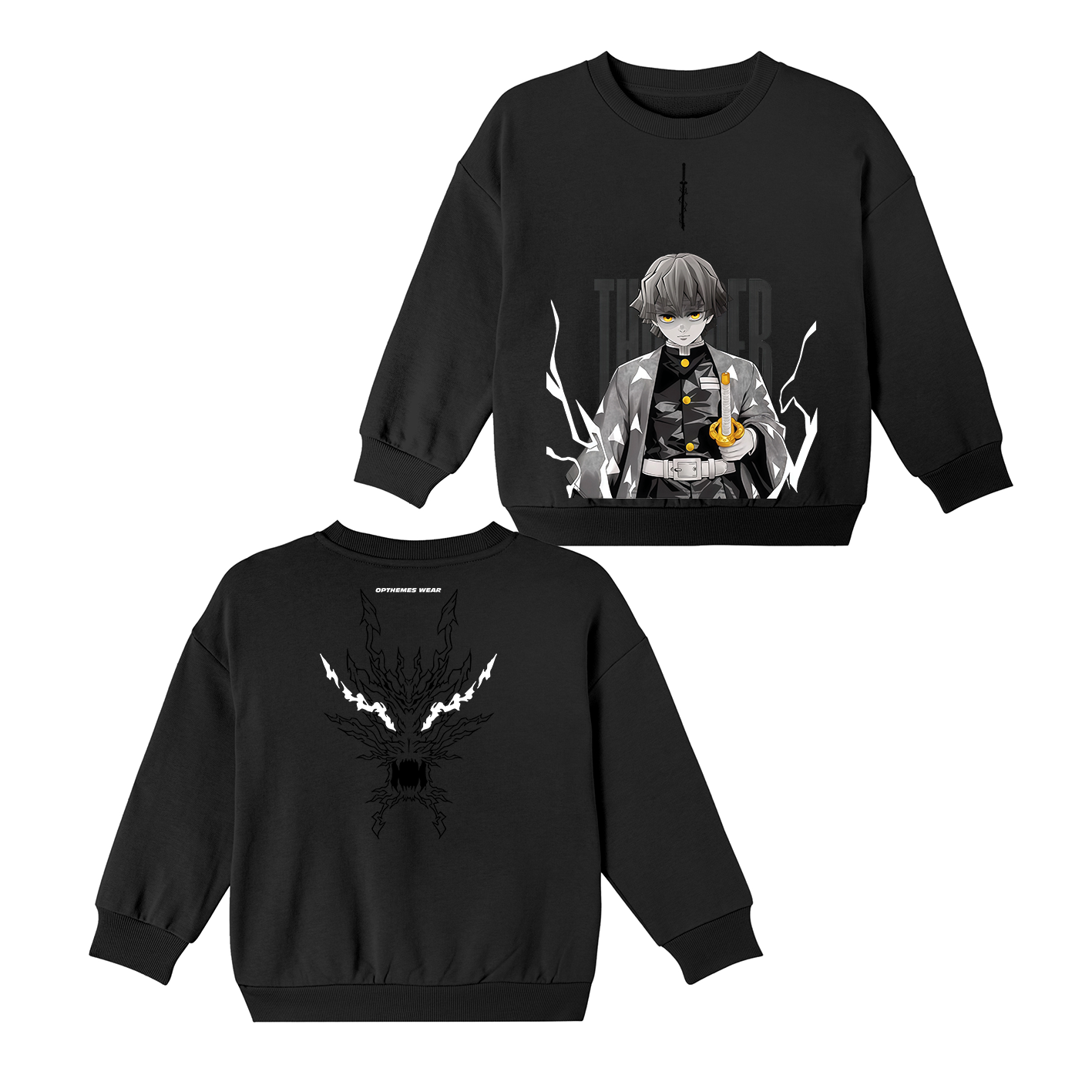 Zenitsu Cotton Unisex Kids T-Shirt/Crewneck Sweatshirt/Hoodie