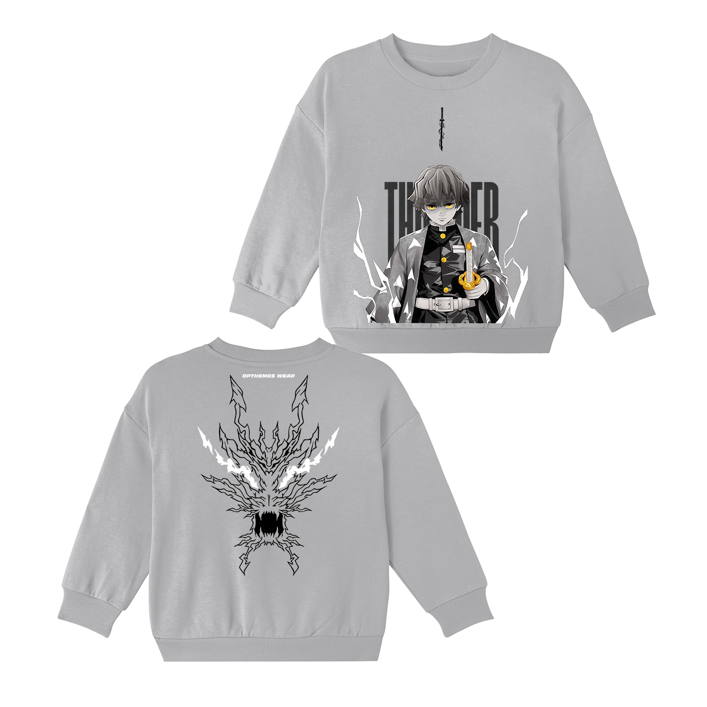 Zenitsu Cotton Unisex Kids T-Shirt/Crewneck Sweatshirt/Hoodie