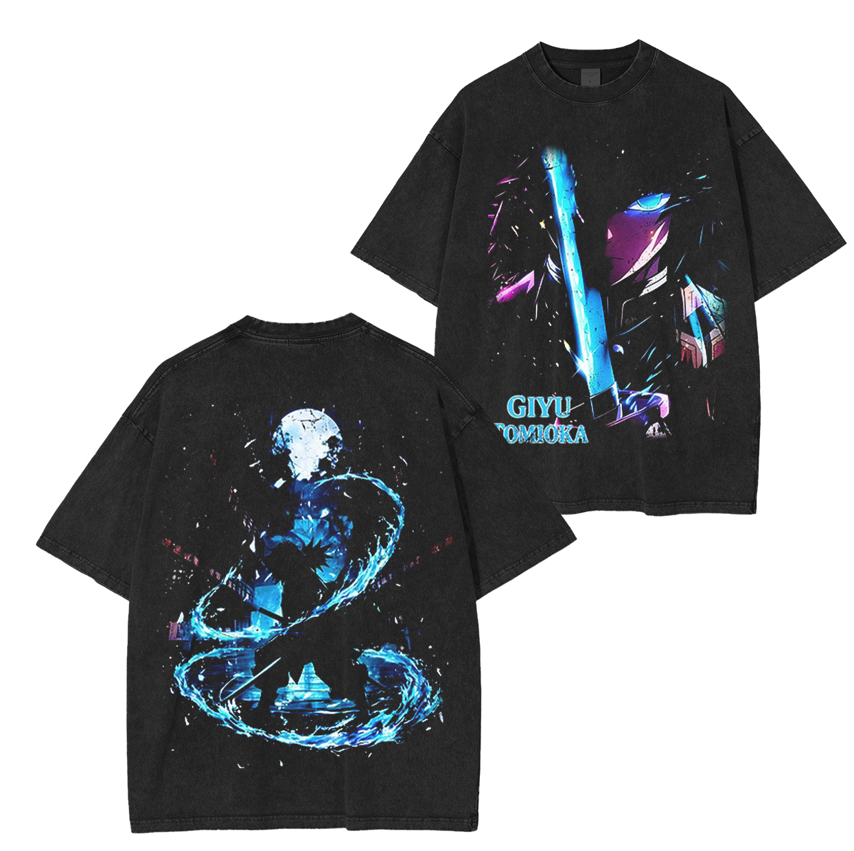 Limited Tomioka Giyuu retro  Unsiex Washed T-Shirt