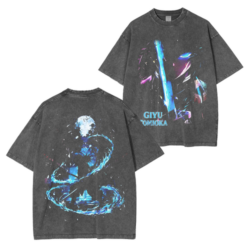 Limited Tomioka Giyuu retro  Unsiex Washed T-Shirt