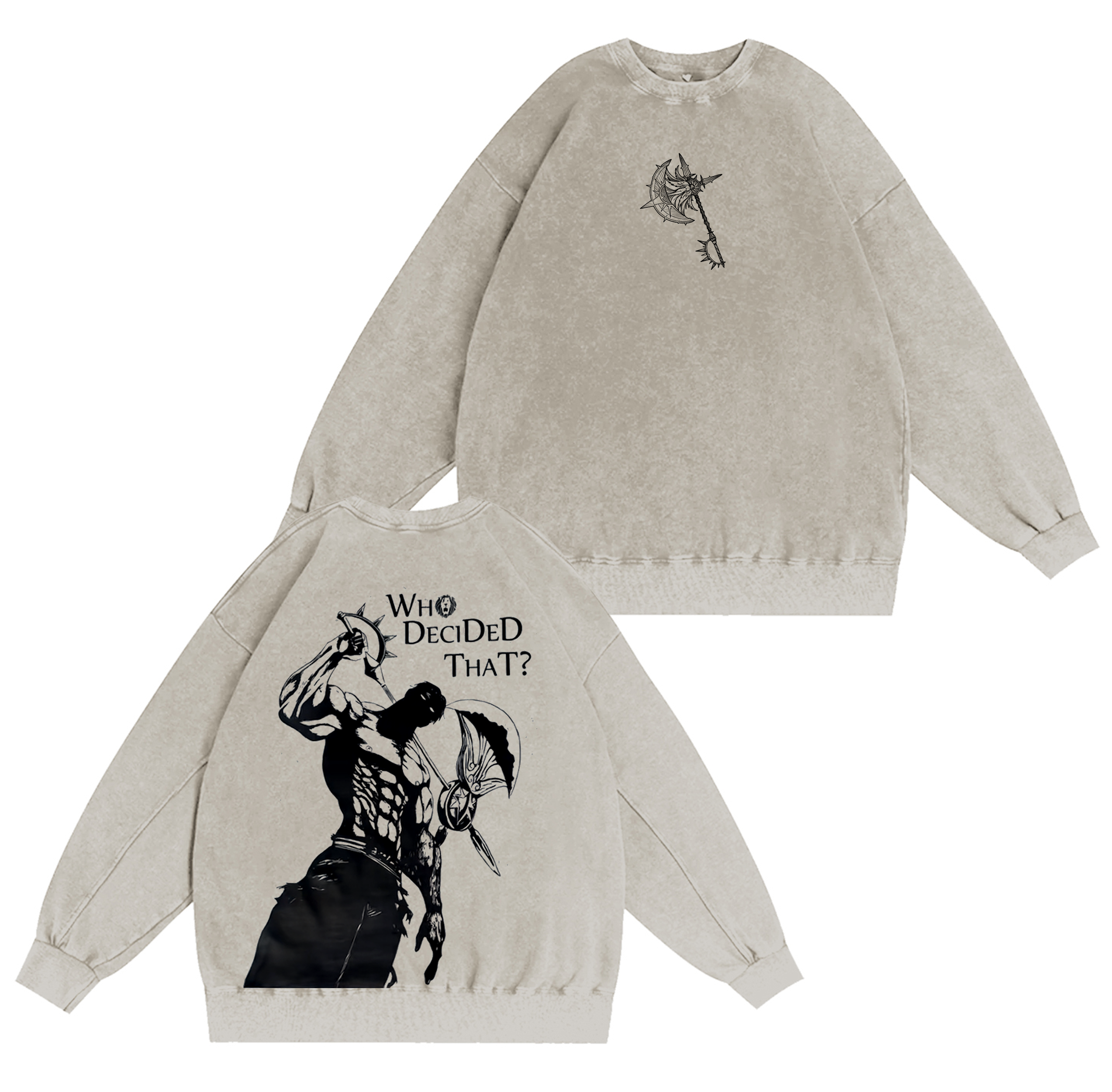 Camiseta unisex vintage lavada de Escanor de los Siete Pecados Capitales