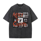 Ouma Pure Cotton Washed Vintage Rock Band Alice In Chains Fac