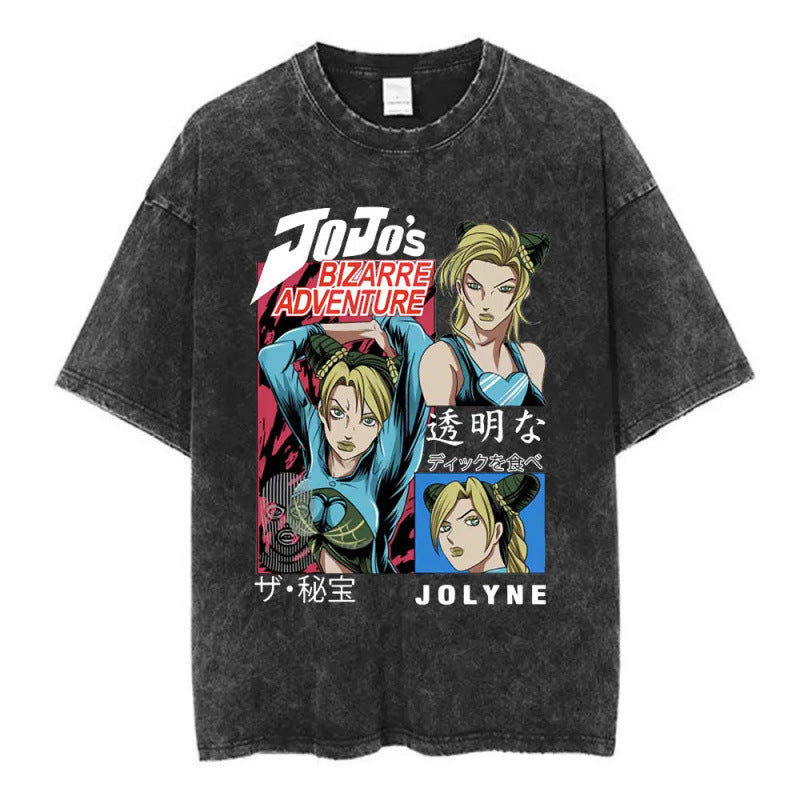 Jolyne Cujoh Stone Ocean Vintage Washed T Shirt