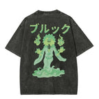 One Piece Vintage Black T-Shirt Men'S One-Pi