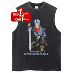 Ouma Cotton Men'S Tank Top Anime Dragon Ball Goku Graphi