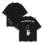 European Size Cotton Jujutsu Kaisen Acid Washed T-Shirt Vintage O
