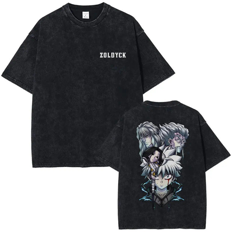 Anime Hunter X Hunter Vintage Washed T Shirt