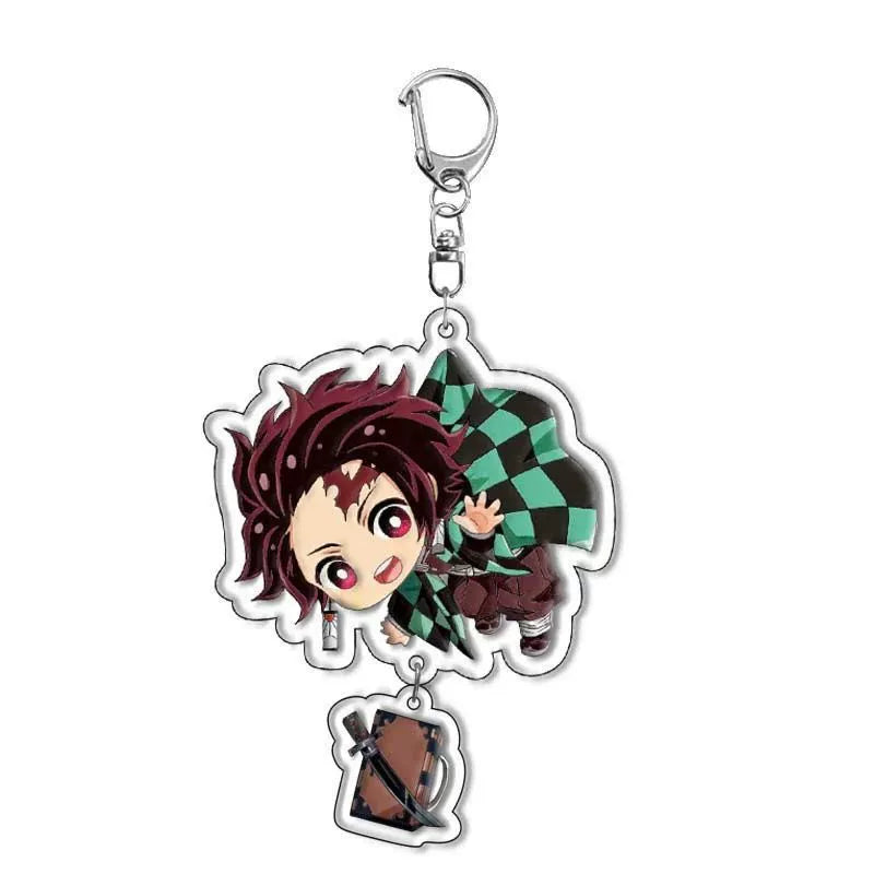 High-quality Demon Slayer keychains/keychains, anime merchandise, backpack charms