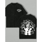 One Piece Anime Pattern Retro Unisex Oversi