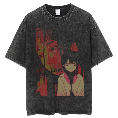 Anime Serial Experiments Lain Vintage Washed